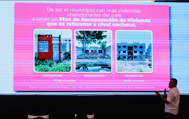 Durante la 15ª edición de la Cámara Nacional de la Industria de Desarrollo y Promoción de Vivienda, el presidente municipal de Tlajomulco destacó los avances que colocan al municipio como líder en desarrollo urbano y recuperación de vivienda. X/GerardoQuirinoV