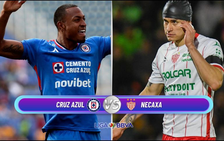 El encuentro entre Cruz Azul y Necaxa, correspondiente a la J17 del Torneo Clausura 2026, se disputará este domingo 26 de abril. ESPECIAL / IMAGO7 y CANVA