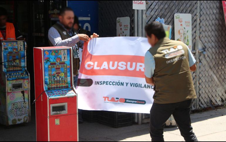 Estos operativos tienen la finalidad de proteger la economía de las familia y prevenir la ludopatía. ESPECIAL / Gobierno de Tlajomulco