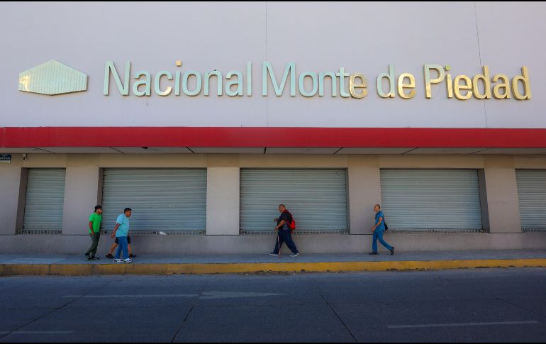 La huelga laboral mantiene cerradas más de 300 sucursales de Monte de Piedad en todo el país. EL INFORMADOR/ARCHIVO