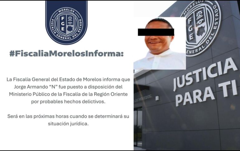 Esto sabemos sobre la detención del alcalde de Tlalnepantla de Baz. ESPECIAL / FISCALÍA DE MORELOS