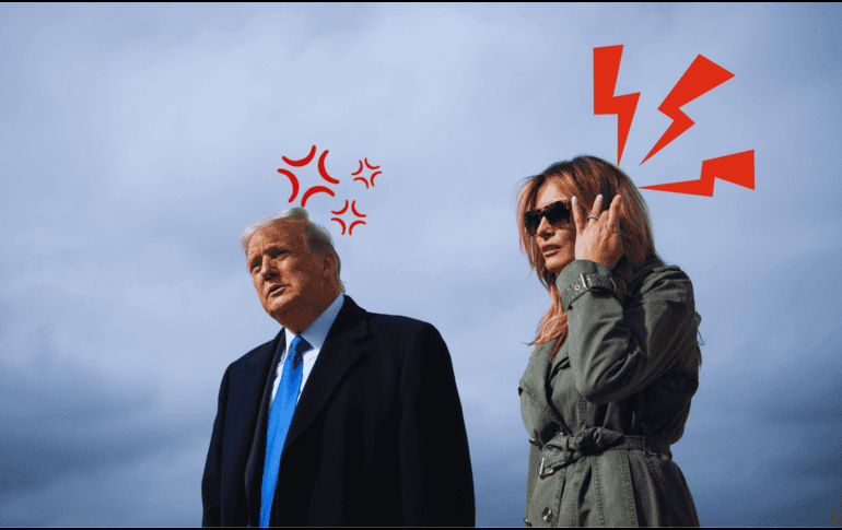 Melania Trump acusa al conductor de difundir odio y cuestiona que se le permita entrar a los hogares estadounidenses cada noche. AFP / ARCHIVO