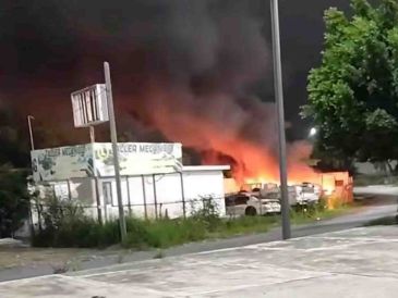 Se reportaron 8 bloqueos carreteros y 10 cámaras del C5 afectadas en Reynosa a lo largo de este lunes. SUN/ESPECIAL