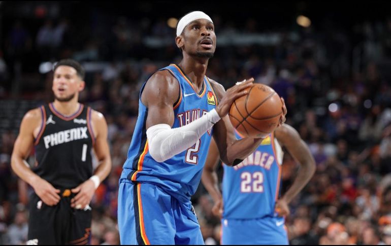 Oklahoma City selló la barrida sobre Phoenix y se metió a Semifinales del Oeste tras imponerse con autoridad en el cuarto juego.. AFP/ J. HAYNES.