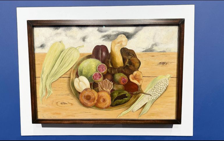 “Frutos de la tierra” realizada por Frida Kahlo en 1938. EL INFORMADOR/ H. Navarro