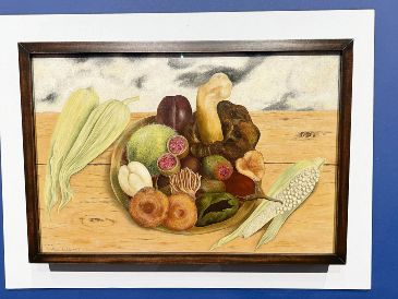 “Frutos de la tierra” realizada por Frida Kahlo en 1938. EL INFORMADOR/ H. Navarro
