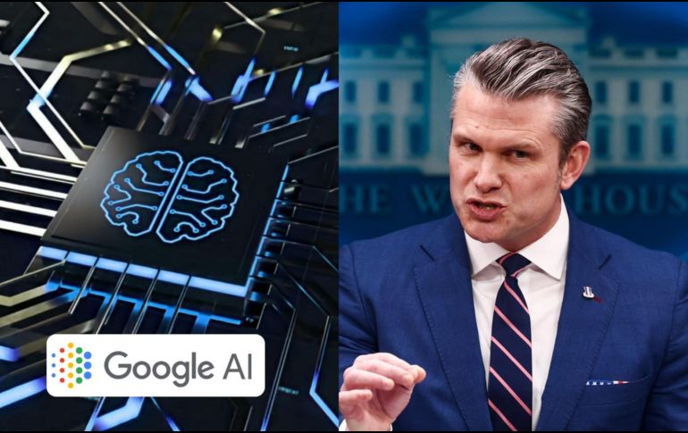 Trabajadores de la tecnológica advierten que la inteligencia artificial debe beneficiar a la humanidad y no convertirse en una herramienta de guerra. EFE/ARCHIVO/CANVA/ESPECIAL