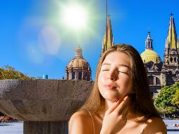 Ante las altas temperaturas y la radiación solar en Jalisco, es importante el uso de protector solar y evitar la exposición directa al sol. ESPECIAL / EL INFORMADOR y CANVA