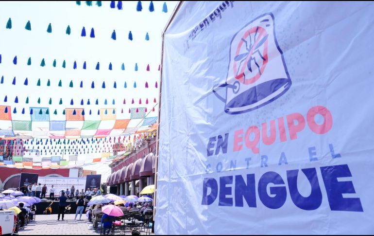 Entre las principales acciones del operativo implementado por las dos entidades se encuentran la promoción de la eliminación de criaderos, intervenciones en espacios de concentración masiva. GOBIERNO DE JALISCO