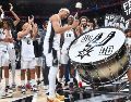 San Antonio aseguró el pase y ahora espera rival entre Timberwolves y Nuggets. AFP/ M. GONZALES