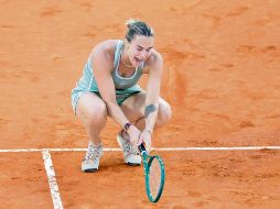 Aryna Sabalenka perdió su racha de 15 victorias consecutivas. EFE