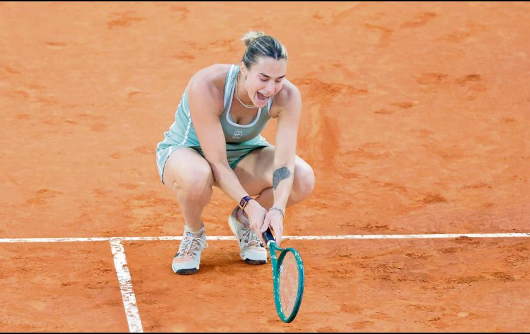 Aryna Sabalenka perdió su racha de 15 victorias consecutivas. EFE
