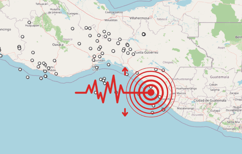 &nbsp;Sismo en Chiapas. ESPECIAL / SSN