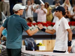 Jódar ha iniciado su camino profesional en el tenis con determinación, firmeza y desparpajo propio de los que empiezan. EFE / C. Moya