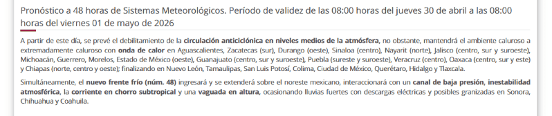 ESPECIAL / Conagua&nbsp;&nbsp;