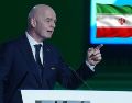 Gianni Infantino durante el congreso 76th de la FIFA en Vancouver, Canadá. EFE / EPA / BOB FRID