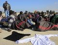 La embarcación con migrantes se dirigía a Grecia, pero se volcó frente a la ciudad de Tobruk. EFE/ARCHIVO