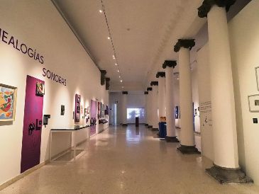 Vista general de la muestra “Sonoras”, instalada en el MUSA. CORTESÍA