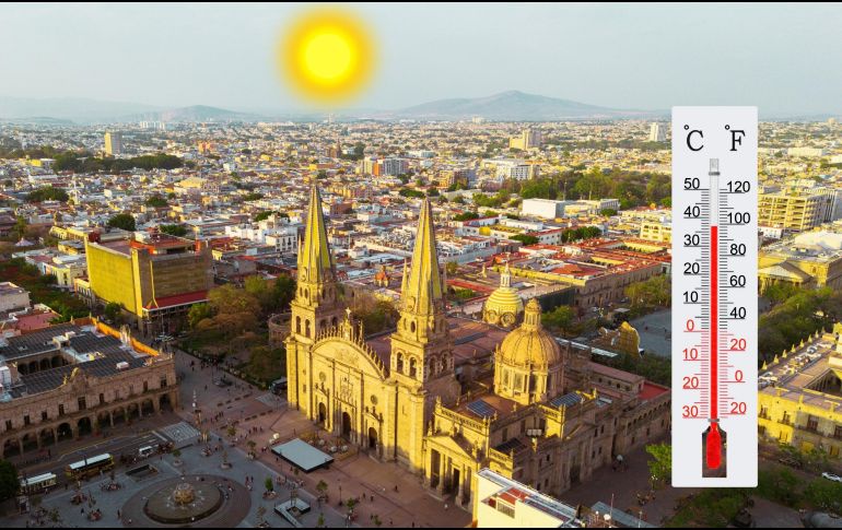 Las altas temperaturas que azotan al AMG responden a una circulación anticiclónica en niveles medios de la atmósfera. ESPECIAL / CANVA