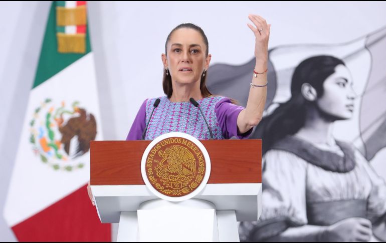 Sheinbaum también negó que esté 