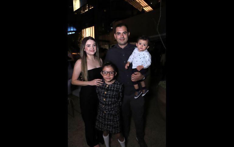 Reina Gastélum, Sofía Carranza, Luis Carranza y Emilio Carranza. GENTE BIEN JALISCO/ Claudio Jimeno