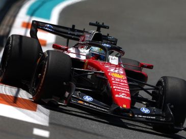 Charles Leclerc lideró la única prueba libre del GP de Miami 2026. AFP / C. Mason