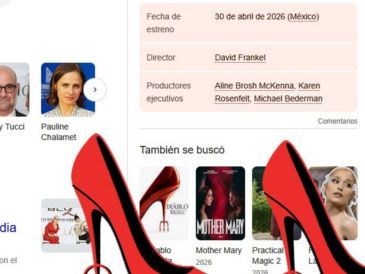 "El diablo viste a la moda 2" se convirtió en toda una tendencia con sus zapatillas rojas que aparecen en la computadora o el celular. CAPTURA DE PANTALLA