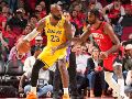 La tercera fue la vencida para los Lakers de Los Ángeles, que después de estar arriba 3-0 en la serie, salieron a la cancha determinados a ponerle fin a la temporada de Rockets de Houston. AFP / J. Garrabrant