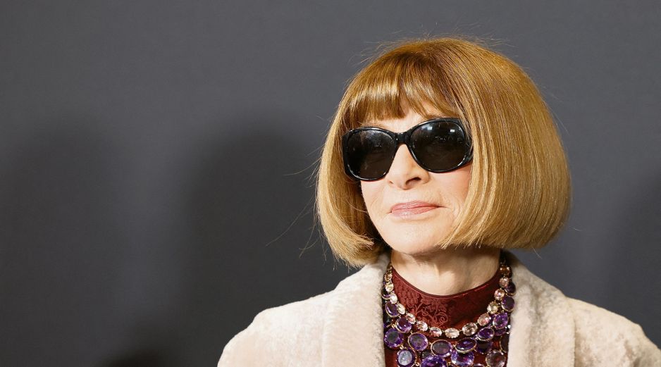 La editora británica Anna Wintour, es la encargada de organizar el evento, desde 1995. AFP