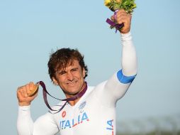 Alex Zanardi, tras ganar en los Juegos Paralímpicos de Londres 2012. EFE / ARCHIVO