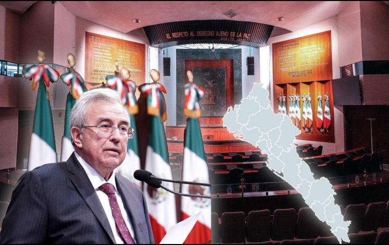 Estos son los posibles candidatos a tomar la gubernatura de Sinaloa tras la licencia solicitada por Rubén Rocha Moya. ESPECIAL / FACEBOOK Congreso de Sinaloa / EFE / Juan Carlos Cruz