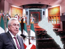 Estos son los posibles candidatos a tomar la gubernatura de Sinaloa tras la licencia solicitada por Rubén Rocha Moya. ESPECIAL / FACEBOOK Congreso de Sinaloa / EFE / Juan Carlos Cruz