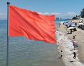 Esta es la única playa con bandera roja en Puerto Vallarta este sábado 2 de mayo. ESPECIAL / FACEBOOK Protección Civil y Bomberos Puerto Vallarta