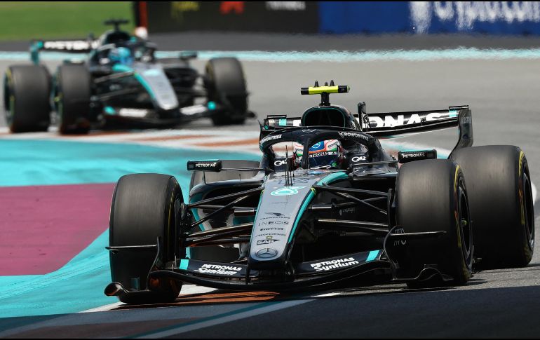 Con Antonelli defendiendo la punta ante un hambriento Verstappen, el Gran Premio de Miami promete ser el capítulo más emocionante de lo que va del 2026. AFP/ C. TRIBALLEAU.