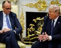Donald Trump protagonizó un tenso intercambio de declaraciones con el canciller alemán Friedrich Merz. EFE/ARCHIVO