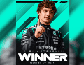 Pese a una largada accidentada donde fue relegado por la presión de Verstappen y Leclerc, el piloto de Mercedes ejecutó una remontada magistral apoyada en una gestión de boxes impecable. ESPECIAL/ X/ @F1
