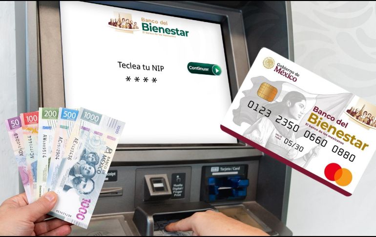 Si una persona decide retirar su dinero en bancos comerciales privados (como Banamex, BBVA, Banorte o Santander, entre otros), debe saber que sí te cobrarán una comisión. ESPECIAL / Banco del Bienestar y CANVA