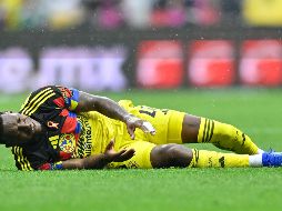 Cristian Borja abandonó el partido entre América y Pumas tras sufrir una lesión en la rodilla derecha durante la ida de los cuartos de final del Clausura 2026. IMAGO7