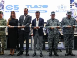 El acto inaugural contó con la presencia de Pablo Lemus, Gerardo Quirino, René Caro Gómez, Jorge Arizpe y distintos titulares de seguridad municipales y estatales. EL INFORMADOR / J. Acosta