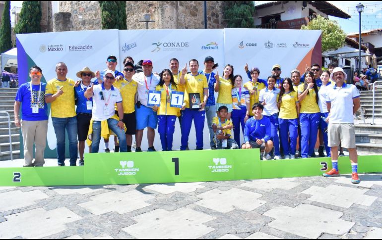 Al culminar las actividades en Ciclismo, la delegación auriazul consiguió 41 preseas doradas, número con el que estableció una nueva marca. ESPECIAL/ CODE JALISCO.