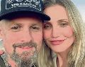 El cantante Benji Madden posa junto a la actriz Cameron Diaz. ESPECIAL