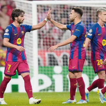 Los culés enfrentarán el Derbi Español este 10 de mayo. Con una victoria o un empate ante el Real Madrid, podrían coronarse este mismo fin de semana. AFP