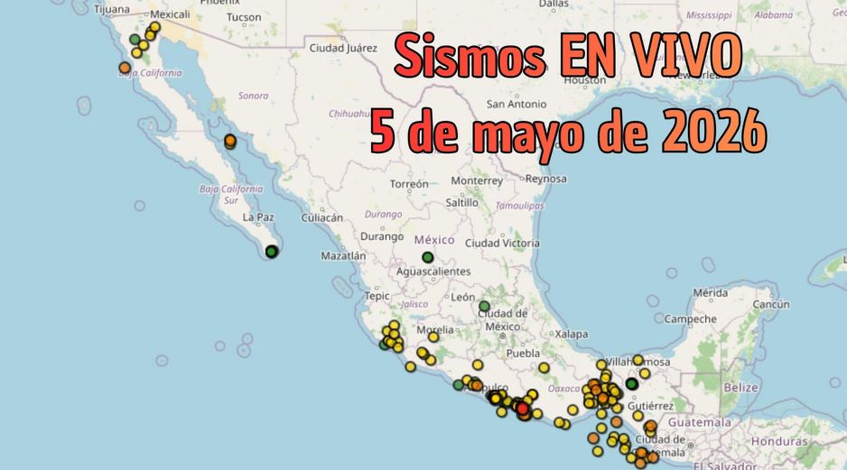 EN VIVO | Sismos en México | Martes 5 de mayo ESPECIAL / SSN