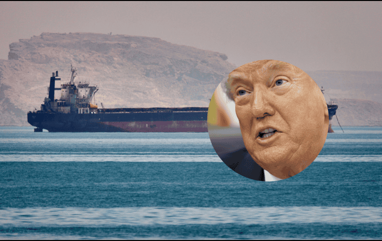 Trump advirtió el domingo que los esfuerzos iraníes por detener el paso por el estrecho 