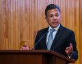 "Hoy hemos llegado a una cifra histórica de aportación por parte del Gobierno de Jalisco, del 55% del presupuesto de la propia Universidad", expresó el mandatario estatal Pablo Lemus Navarro. EL INFORMADOR / A. NAVARRO