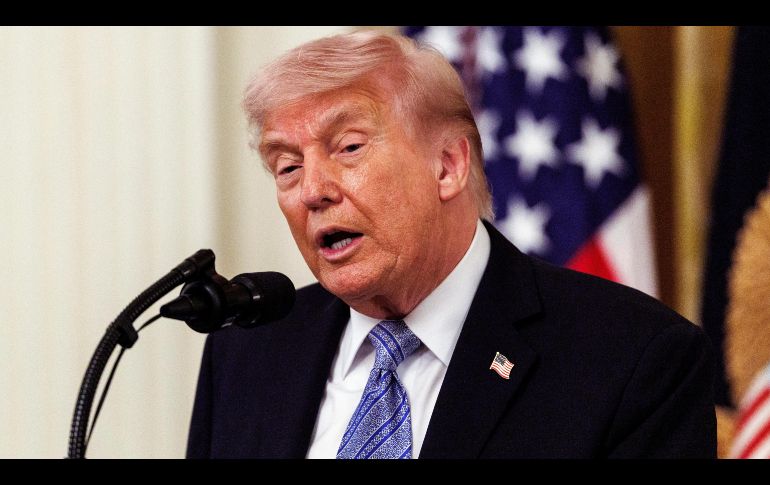 Donald Trump dejó entrever un posible acuerdo con Irán que ponga fin a la guerra. EFE/W. Oliver