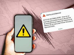 En febrero, la Presidenta Claudia Sheinbaum comentó que ya se trabajaba para reducir el volumen y ajustar el mensaje de la alerta sísmica en los teléfonos. ESPECIAL/Canva