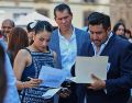 La evacuación de los trabajadores y visitantes se llevó a cabo conforme a los protocolos establecidos. CORTESÍA.