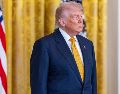 Donald Trump se colocó en terreno peligroso al hacer una imitación incómoda de Sheinbaum. EFE/S. Thew