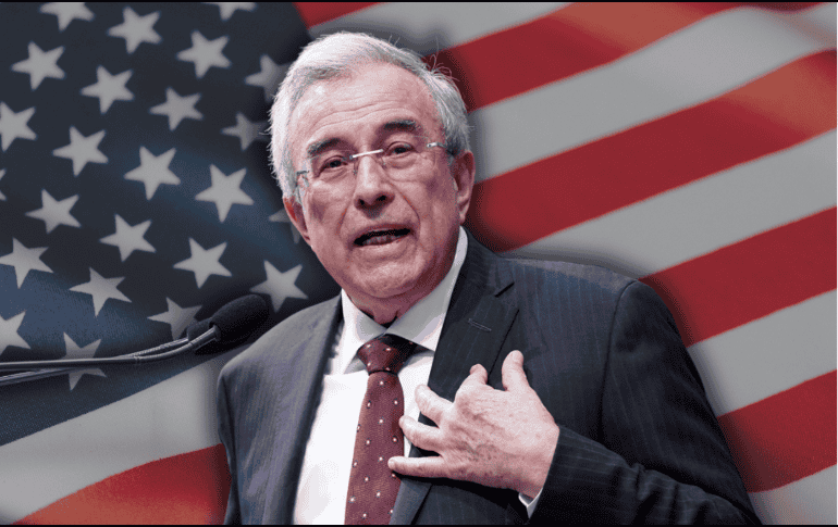Recientemente, Estados Unidos acusó al gobernador con licencia de Sinaloa, Rubén Rocha Moya, y a otros nueve funcionarios por presuntos nexos con el crimen organizado. EFE/J. Carlos Cruz